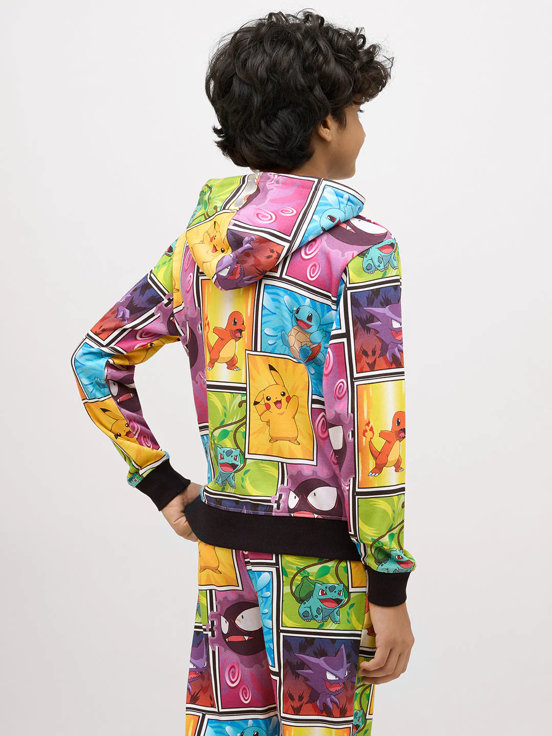 Boys Multi-Pokemon Print Hoodie - Image 4