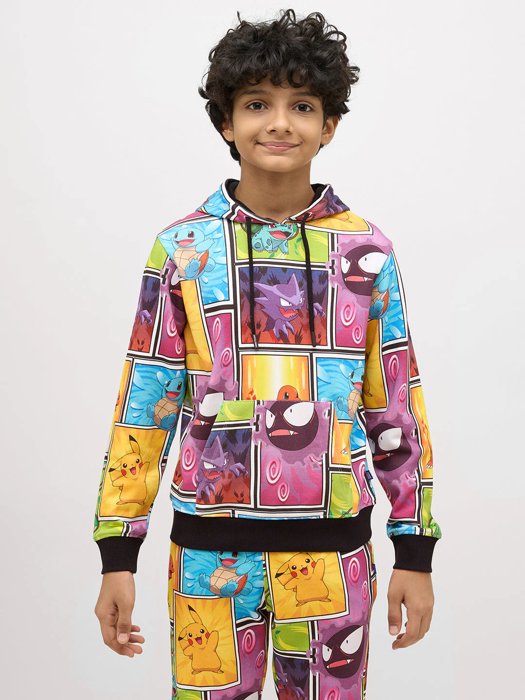 Boys Multi-Pokemon Print Hoodie - Image 8