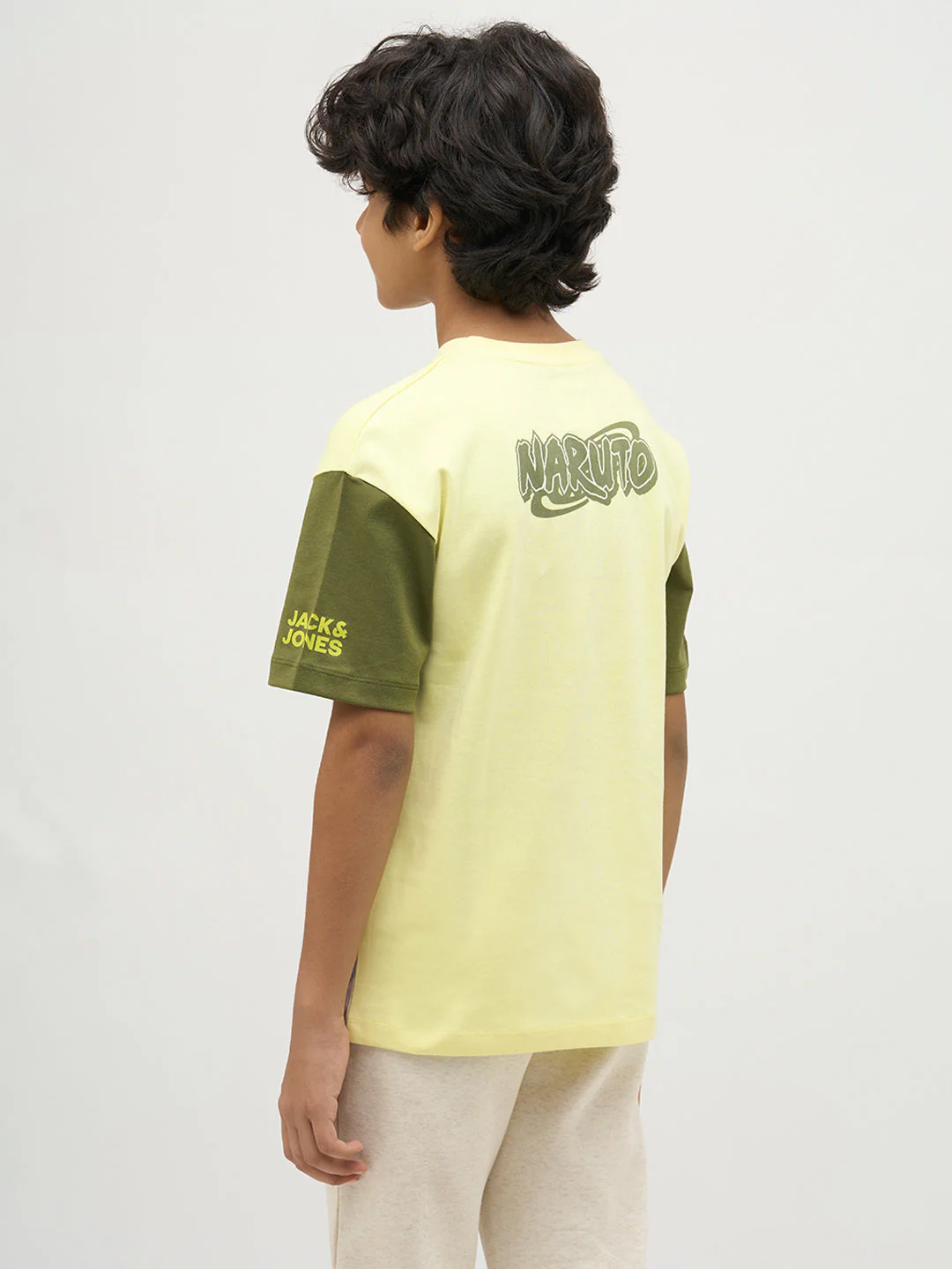 Boys Naruto Jujutsu Power Clash Print T-shirt - Image 4