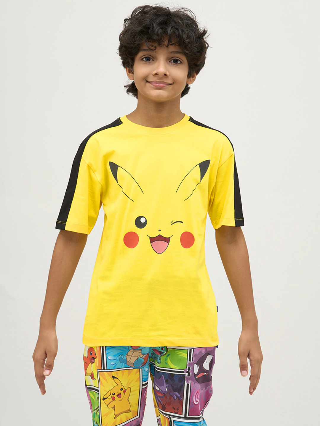 Boys Pikachu Wink Print T-shirt - Image 8