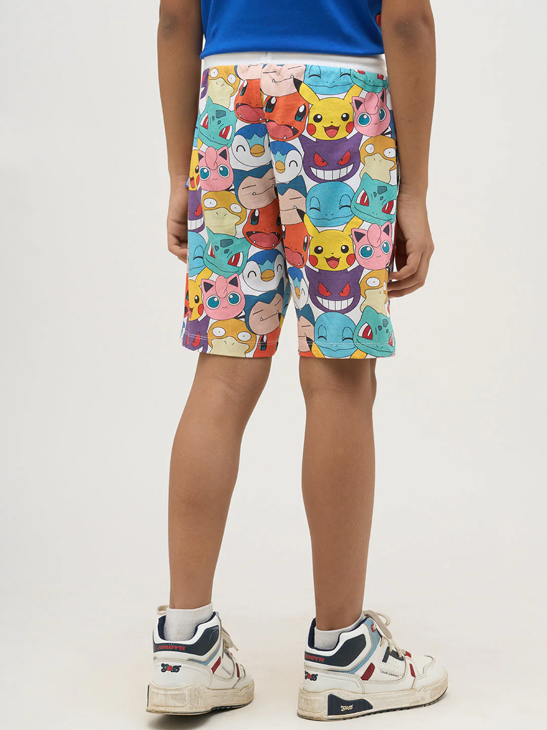 Boys Multi-Pokemon Faces Print Shorts - Image 4