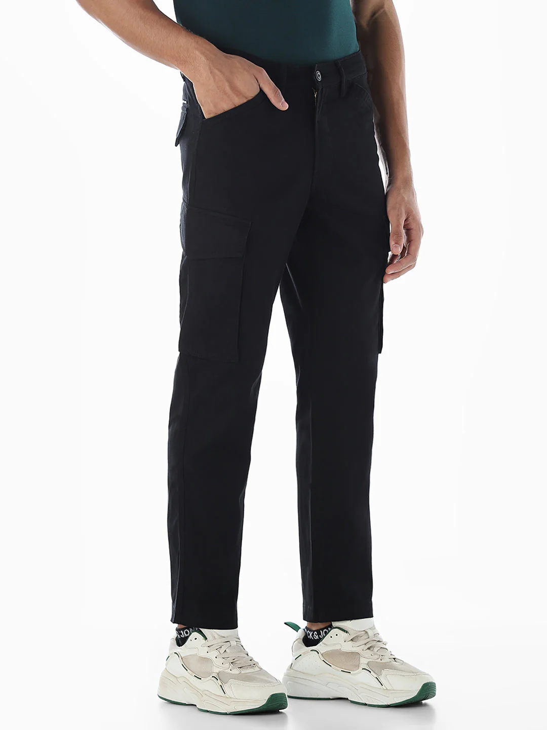 6 Pocket Regular Fit Cargos - Image 2