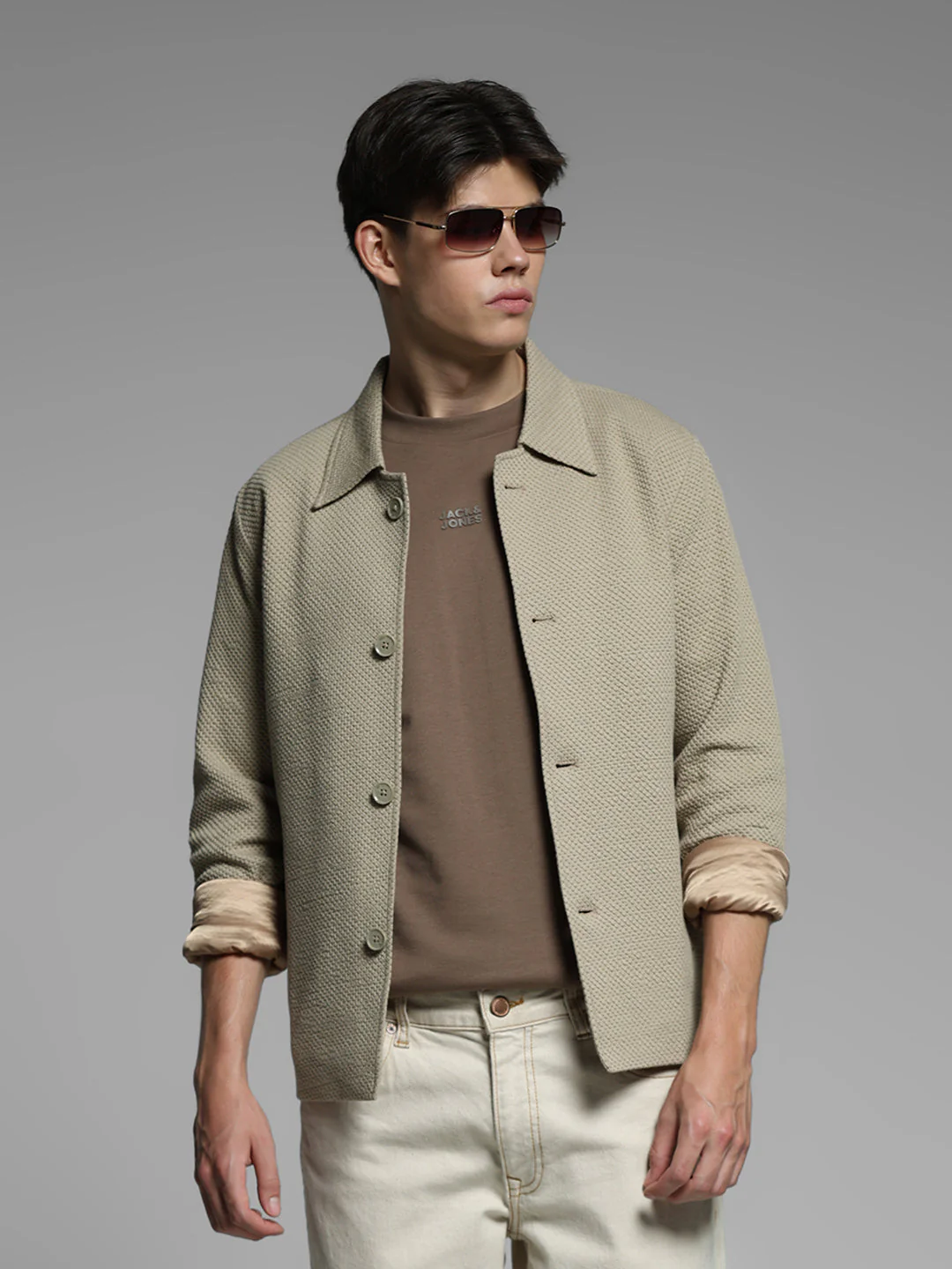 Sand Regular Fit Shacket