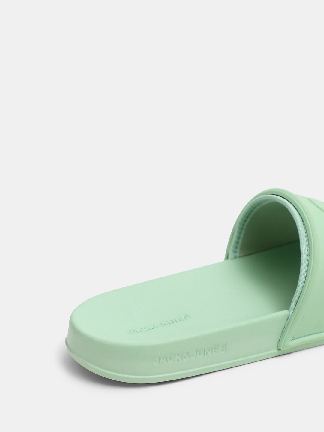 Green Embossed Logo Pool Sliders - Image 8
