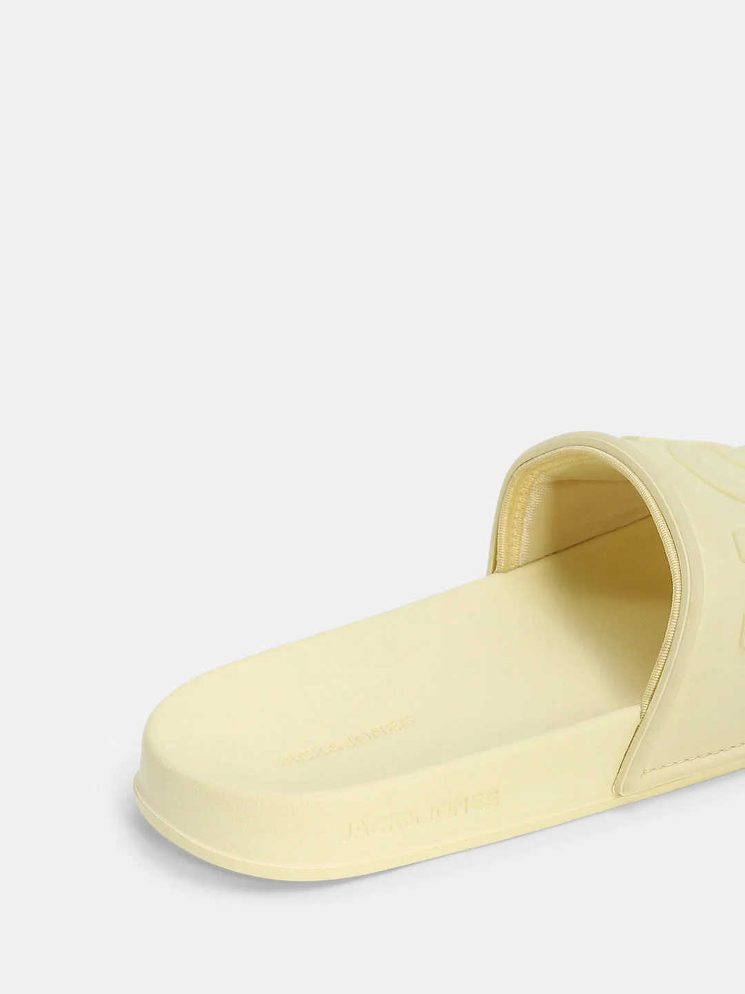 Yellow Logo Embossed Pool Sliders - Image 8
