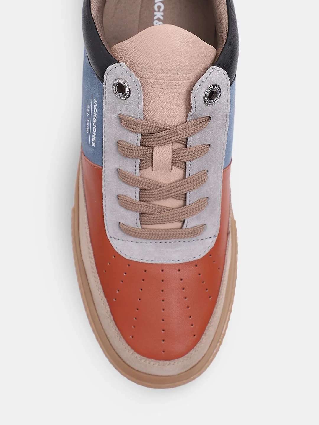 Multi-Colour Suede Lace Up Sneakers - Image 7