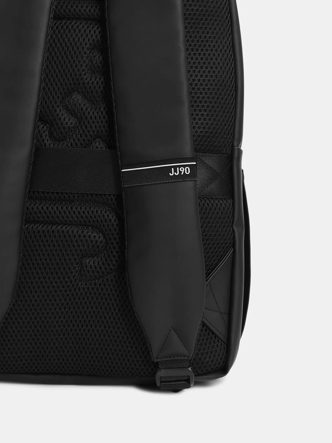 White Logo Print Colourblocked Backpack - Image 5