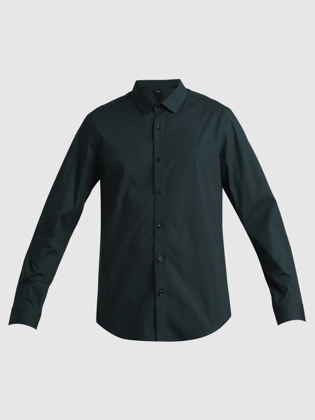Dark Green Slim Fit Formal Shirt - Image 7