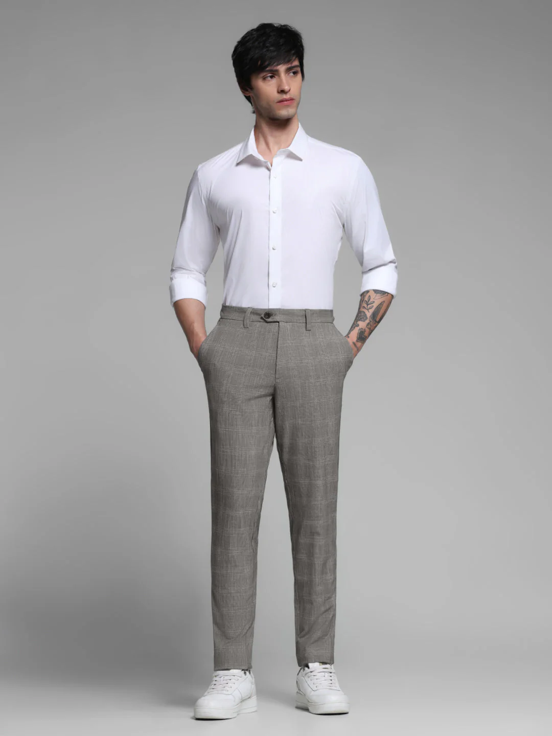 White Slim Fit Formal Shirt - Image 6