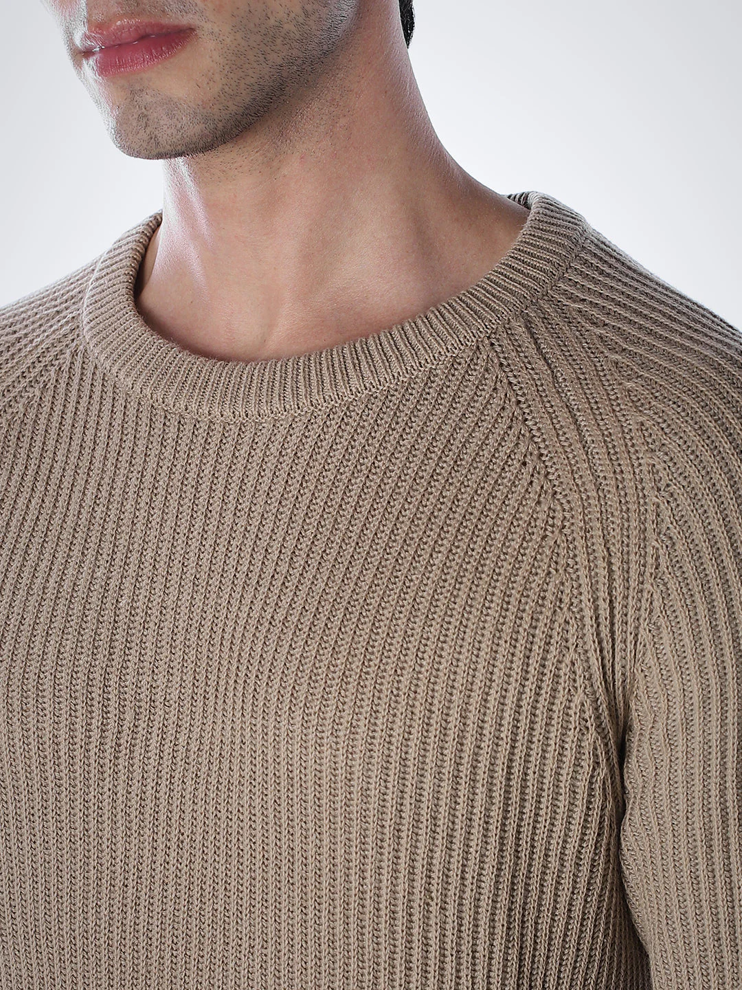 Beige Relaxed Fit Pullover - Image 5