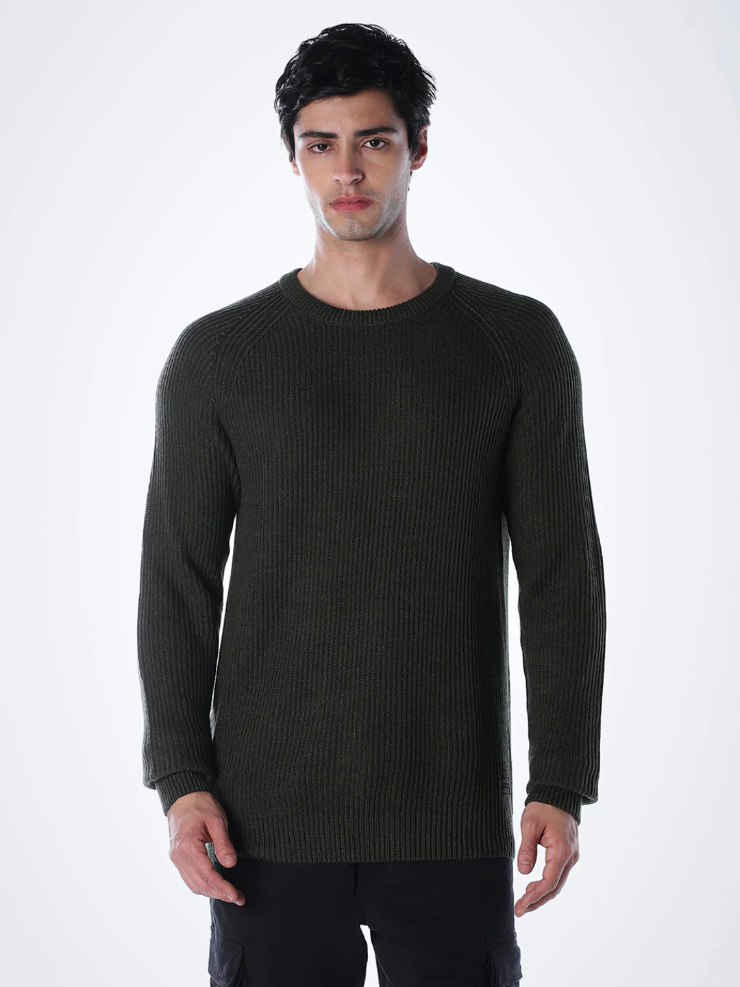 Green Relaxed Fit Pullover - Image 2