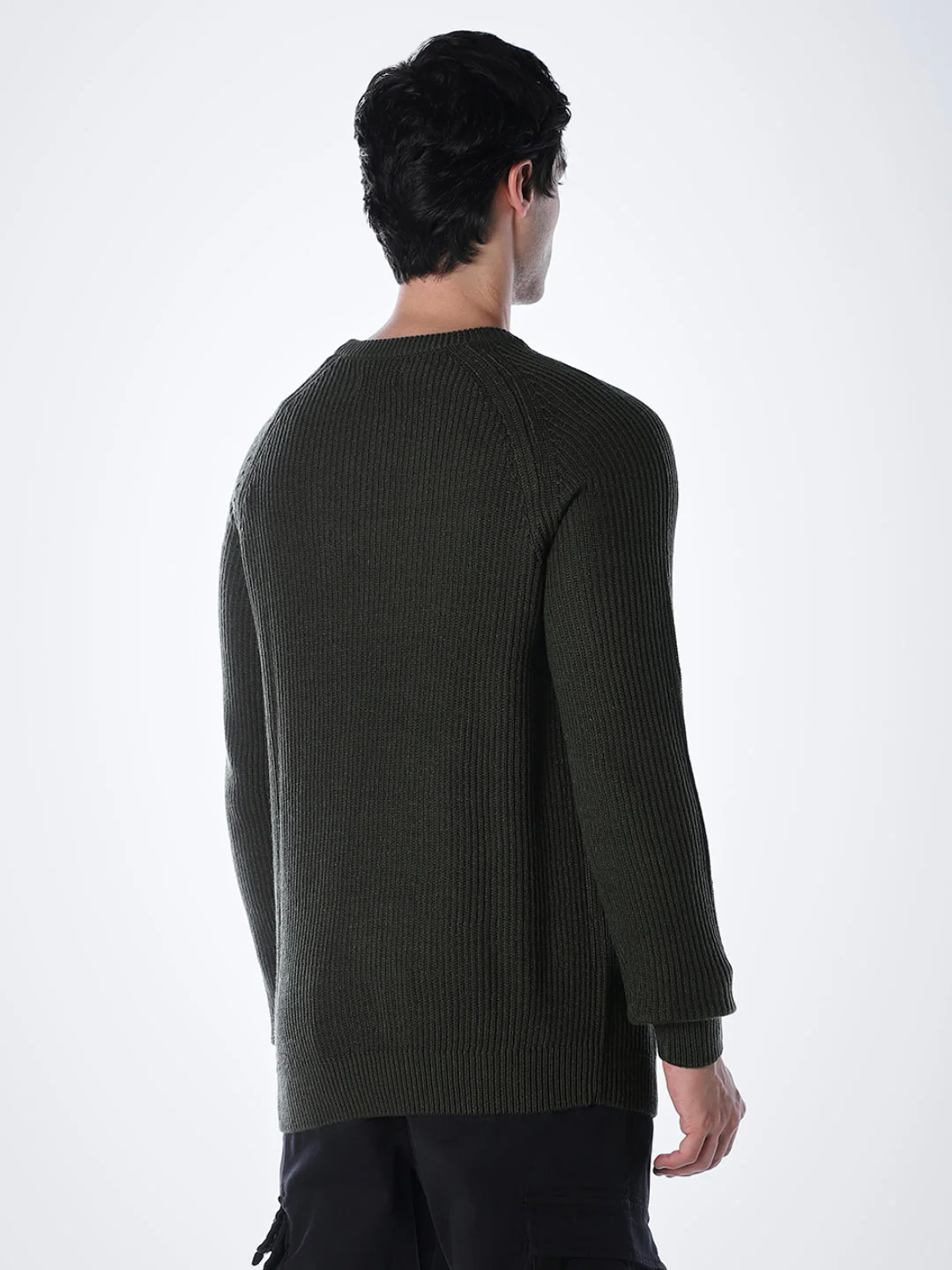 Green Relaxed Fit Pullover - Image 4
