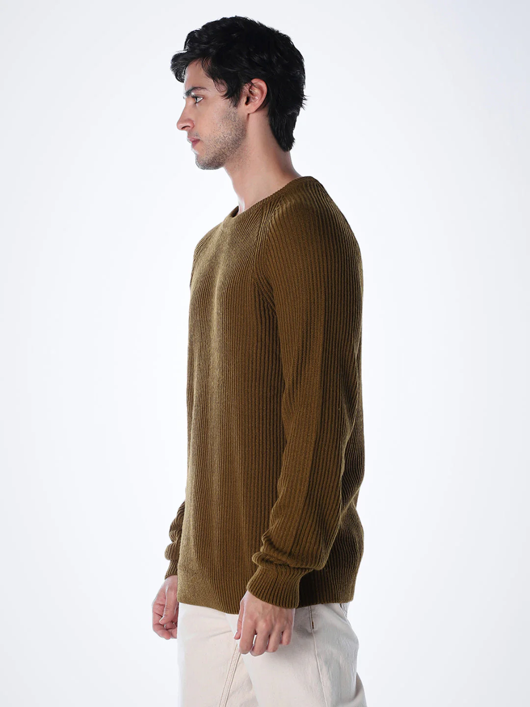 Brown Relaxed Fit Pullover - Image 3