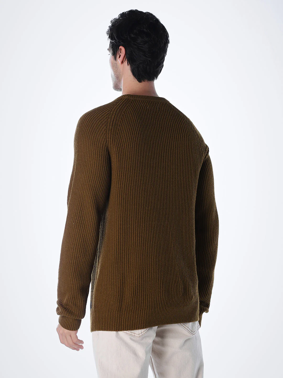 Brown Relaxed Fit Pullover - Image 4
