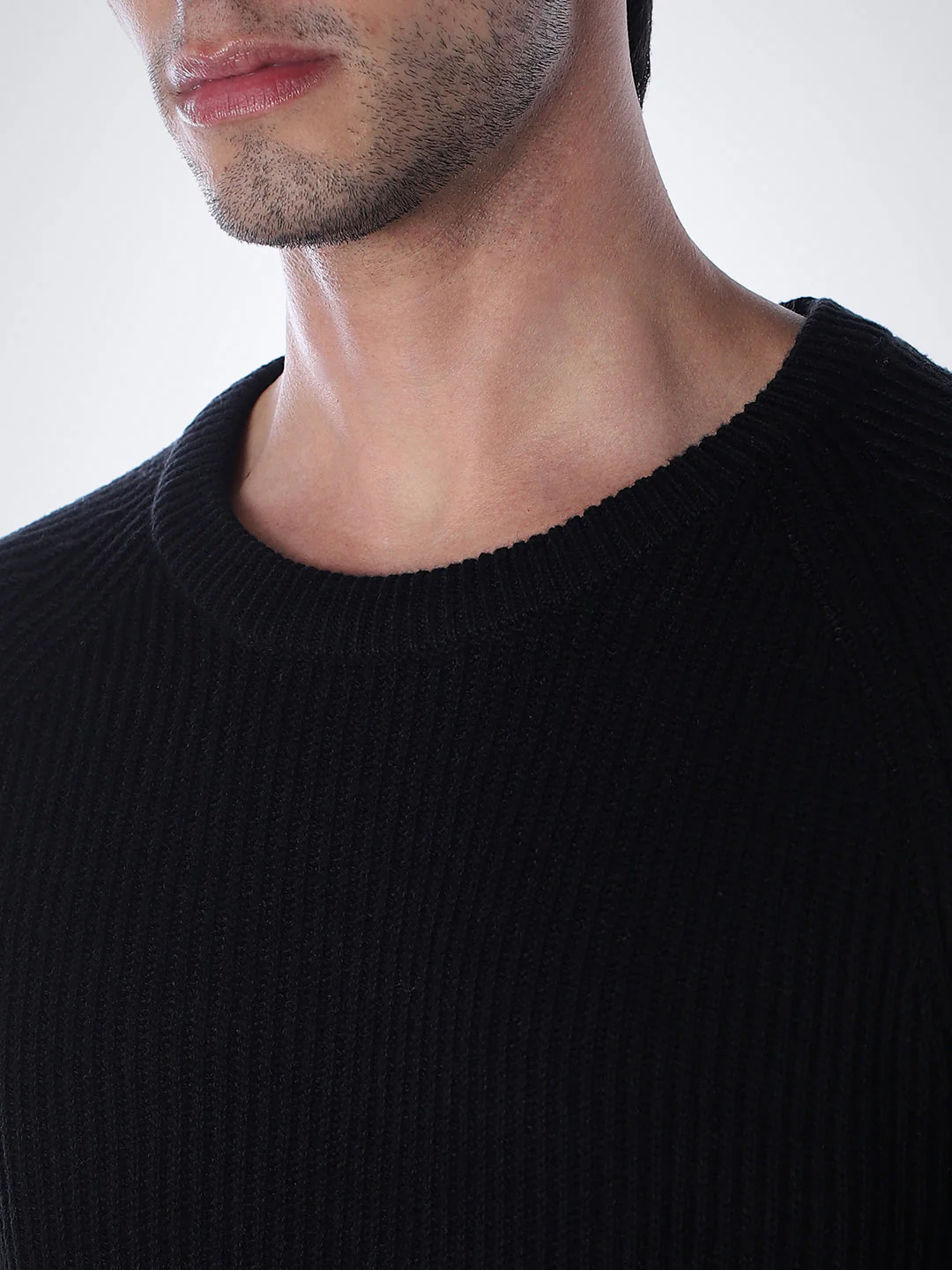 Black Relaxed Fit Pullover - Image 5