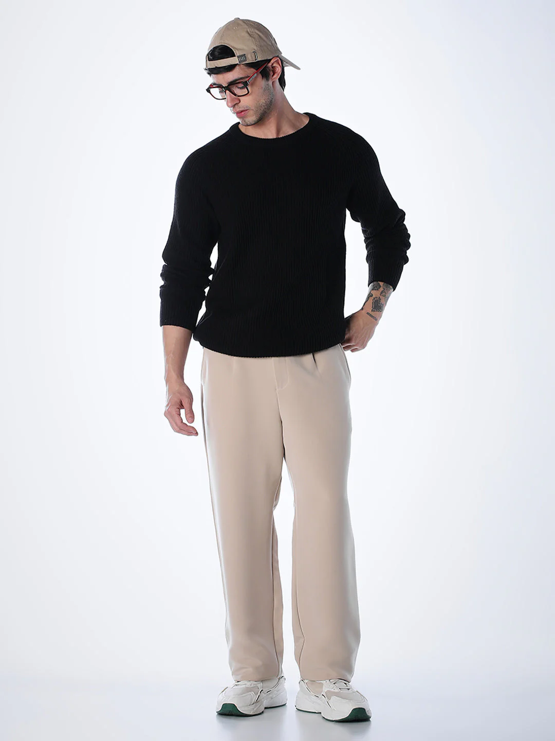 Black Relaxed Fit Pullover - Image 6