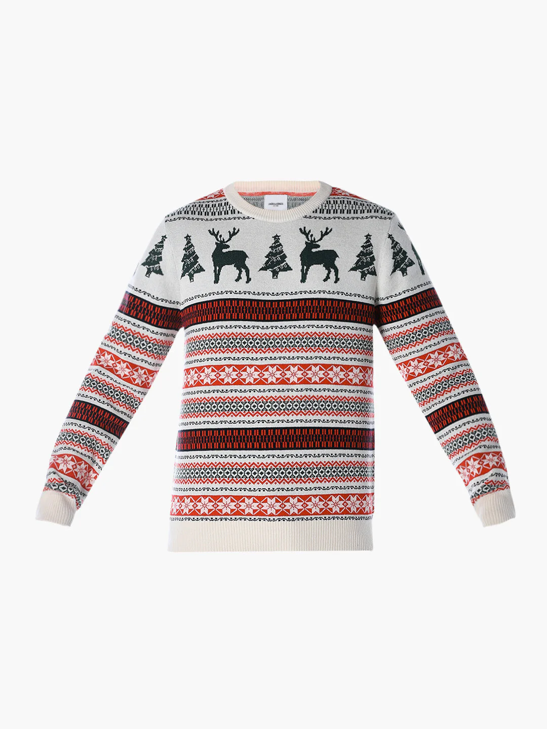 X-MAS Print Jacquard Pullover - Image 7