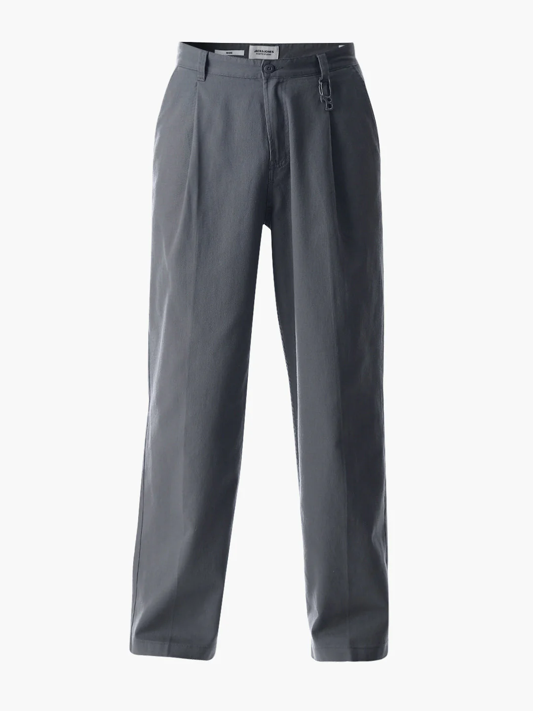 Grey Loose Fit Cotton Chinos - Image 7