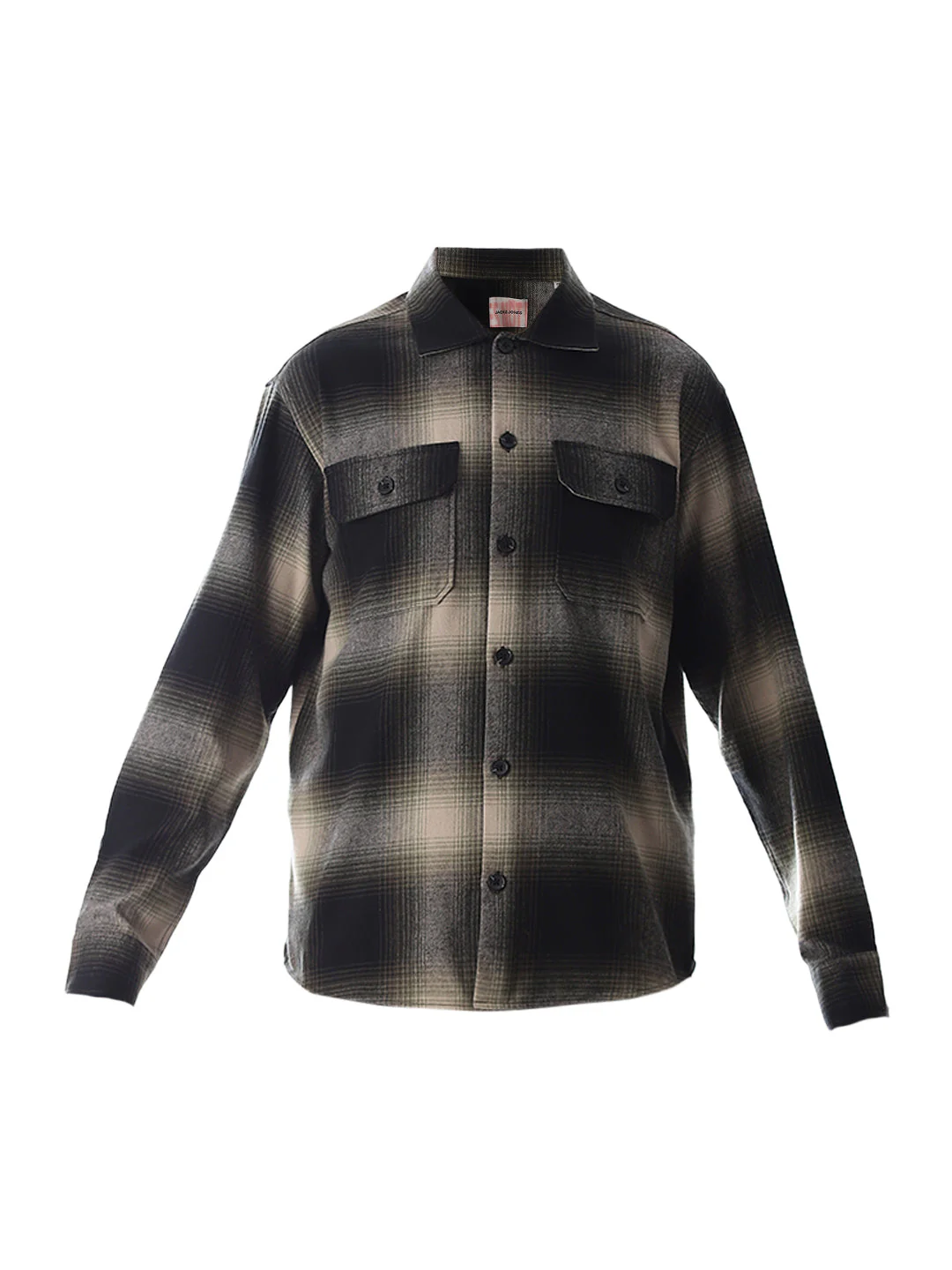 Check Oversized Overshirt - Dark Green - Image 7