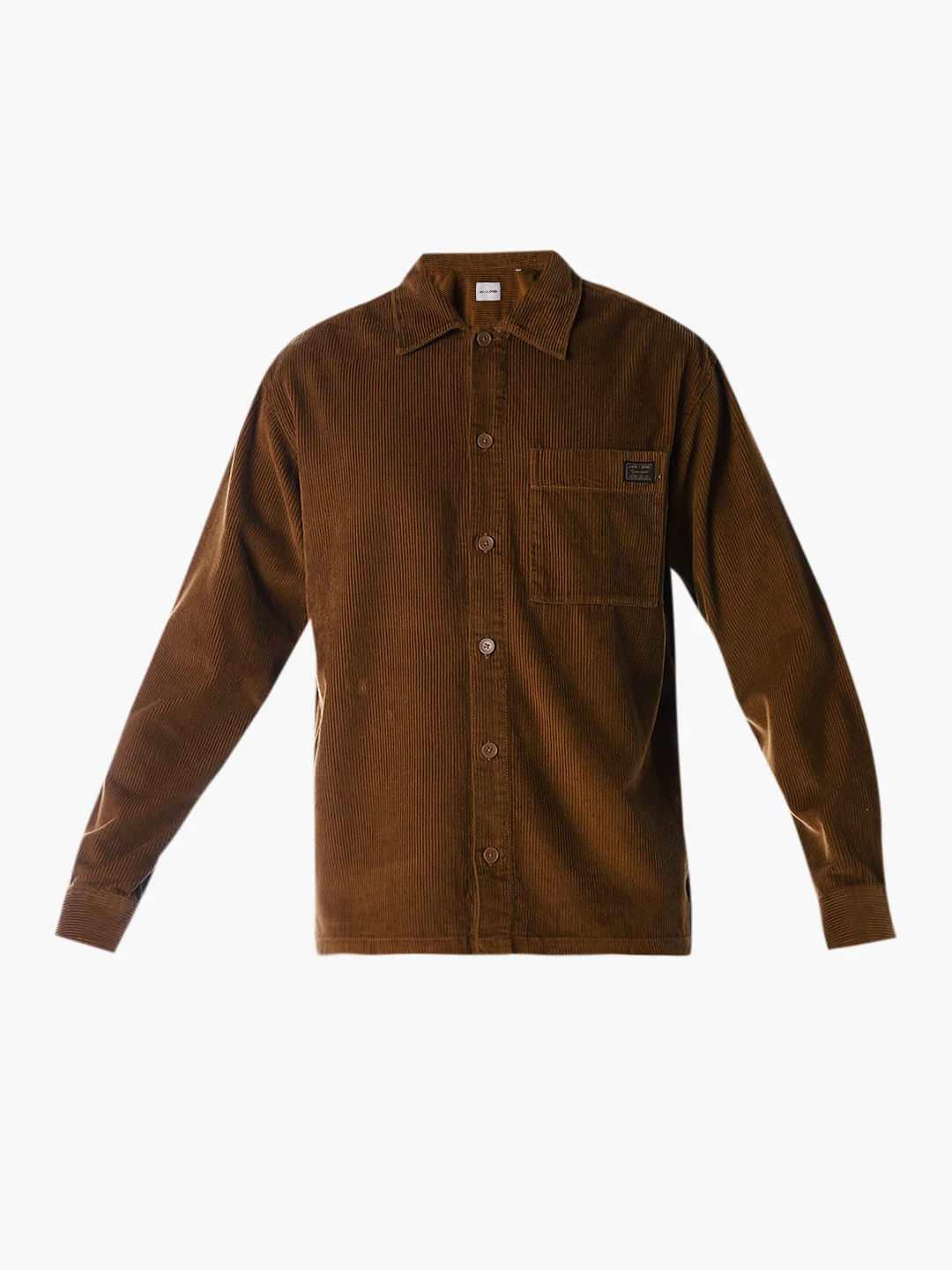 Corduroy Overshirt - Dark Brown - Image 7