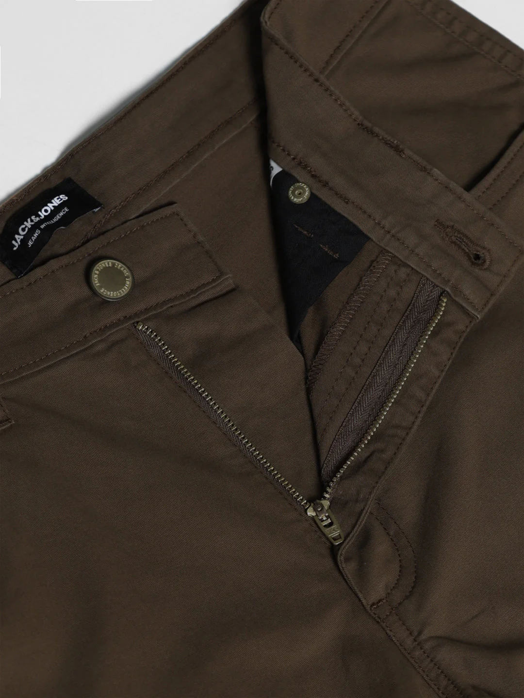 Dark Brown Anti Fit Cargos - Image 5