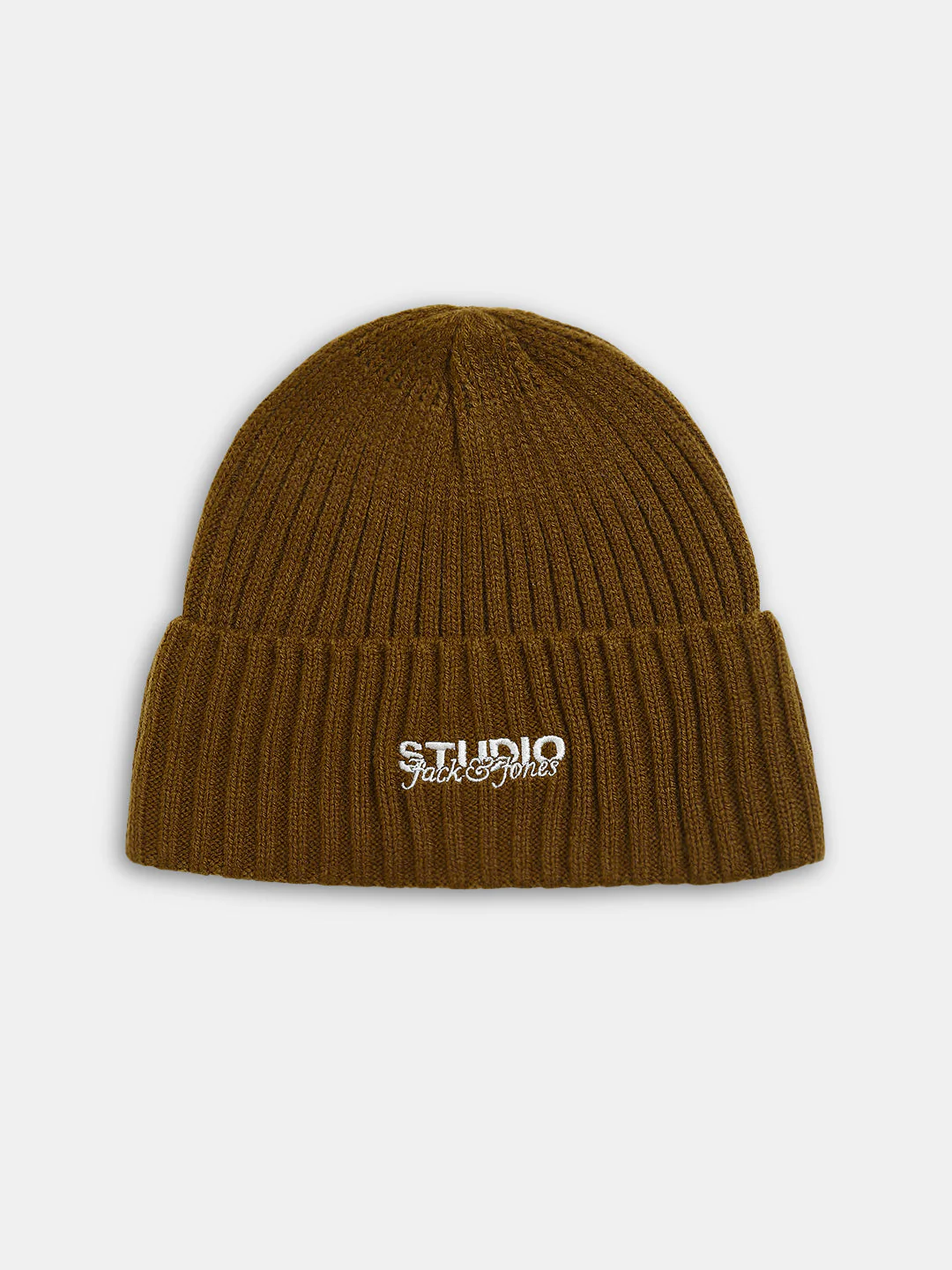 Dark Green Acrylic Knitted Beanie