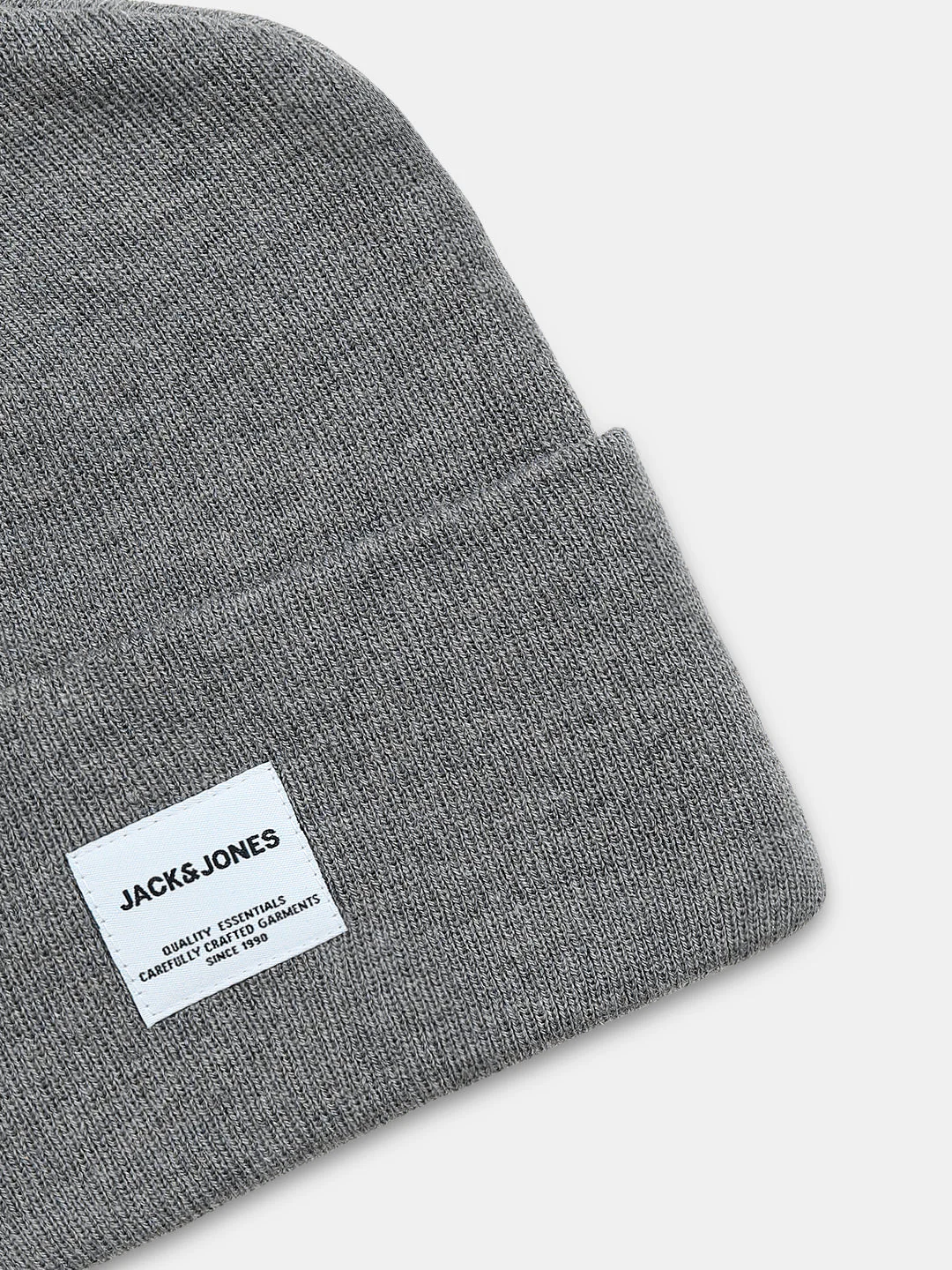 Grey Knitted Beanie - Image 3