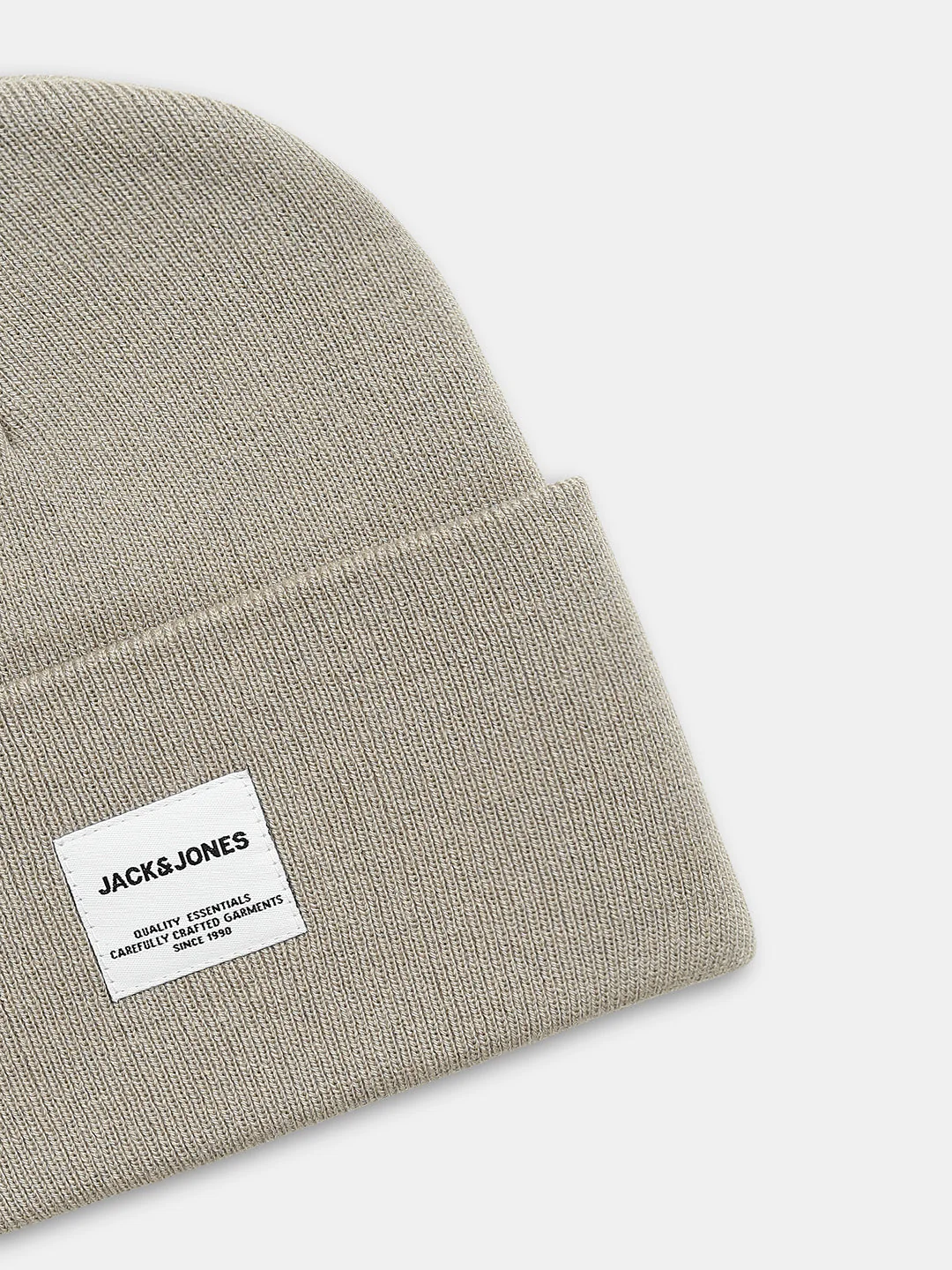 Beige Knitted Beanie - Image 3