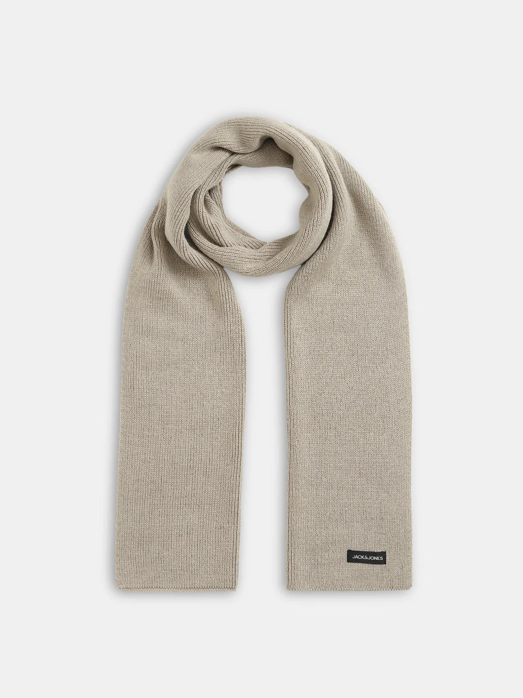 Knitted Scarf - Beige - Image 2