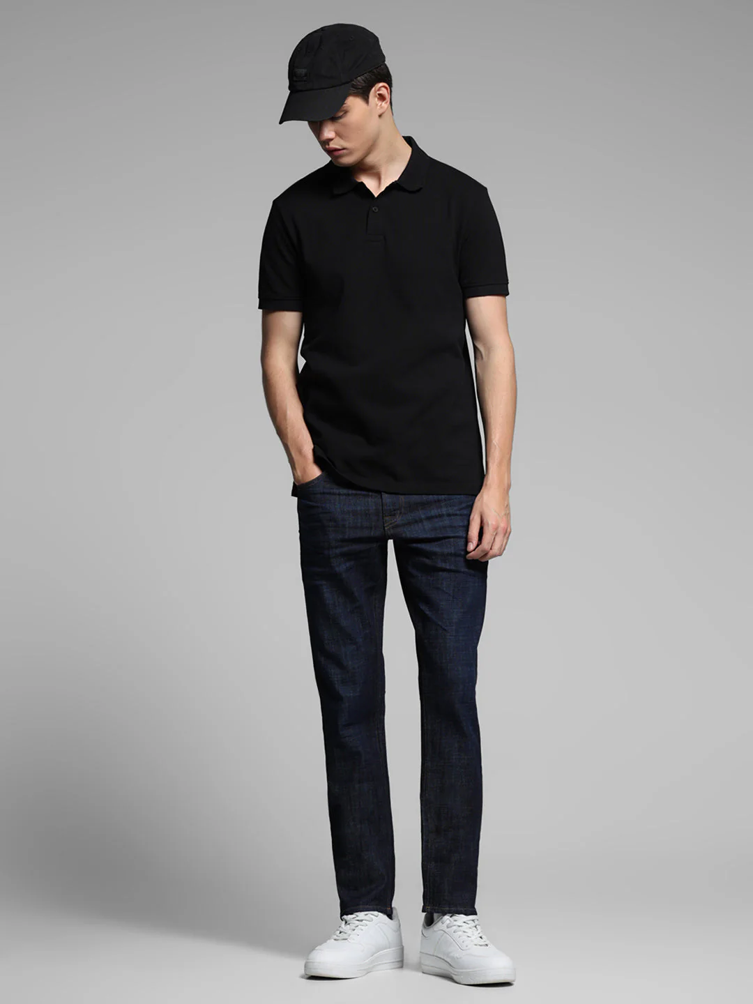 Dark Blue Glenn Slim Fit Jeans - Image 7