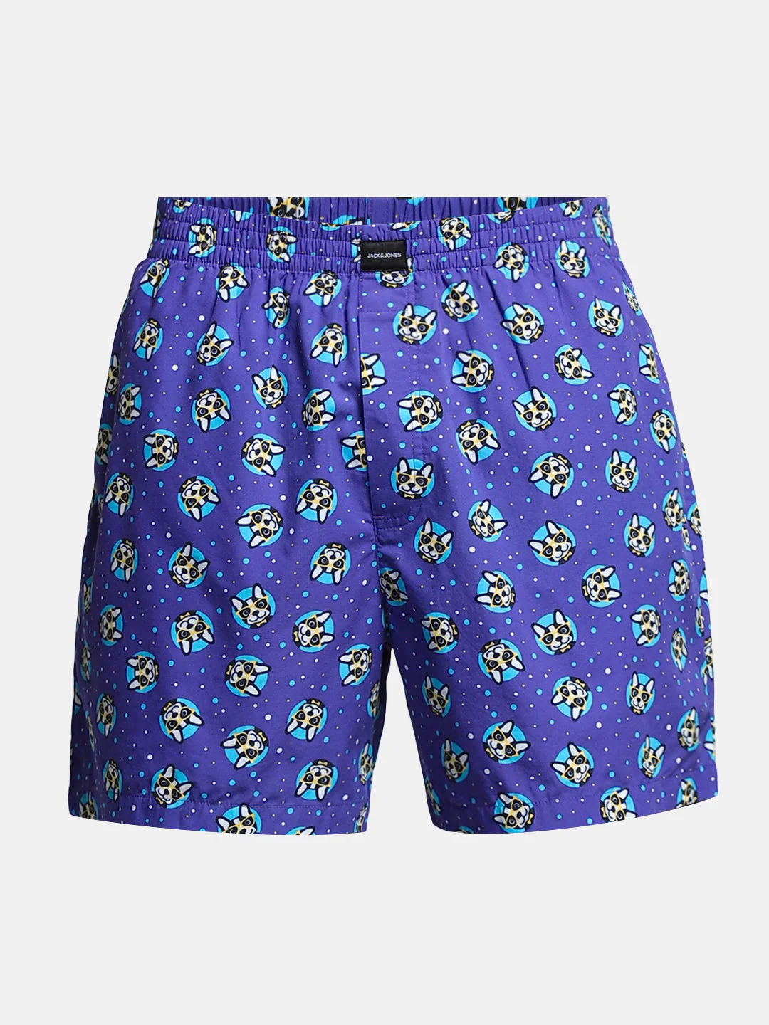 Blue Doggo Print Cotton Boxers - Image 6