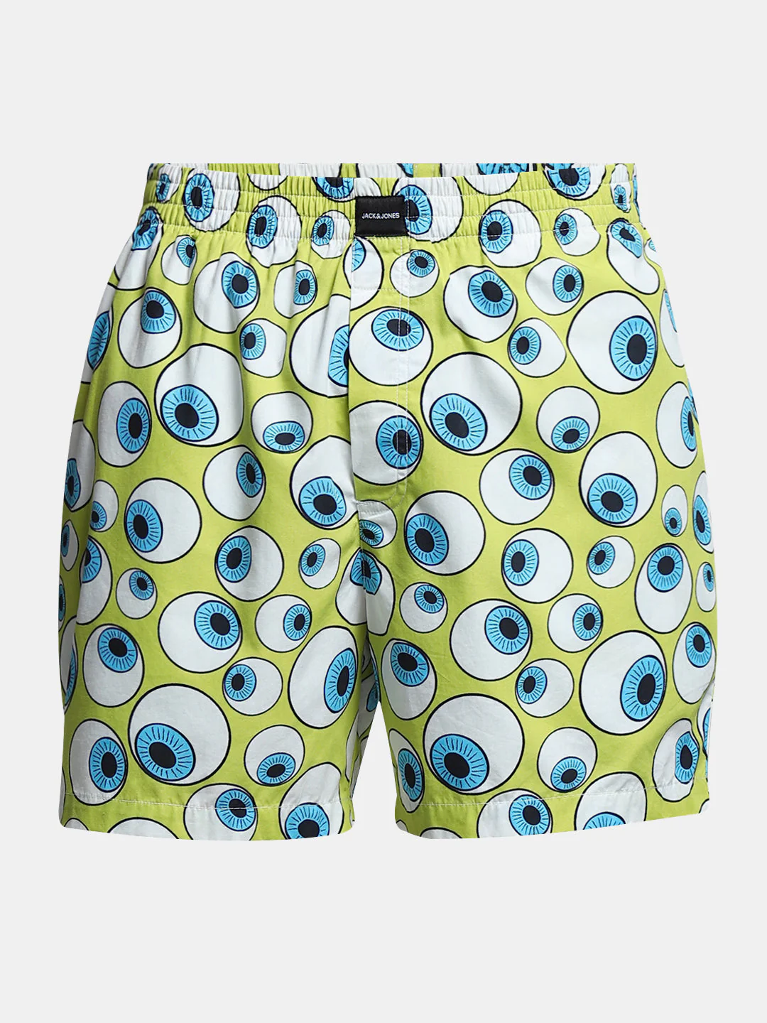 Lime Green Printed Cotton Boxers - Image 6