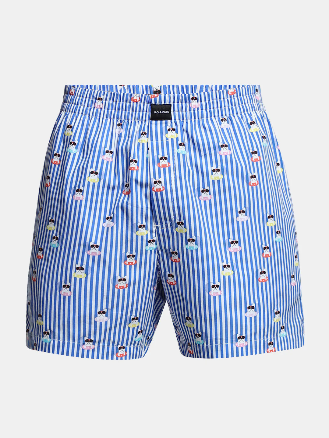 Blue Striped Cotton Boxers - Image 6