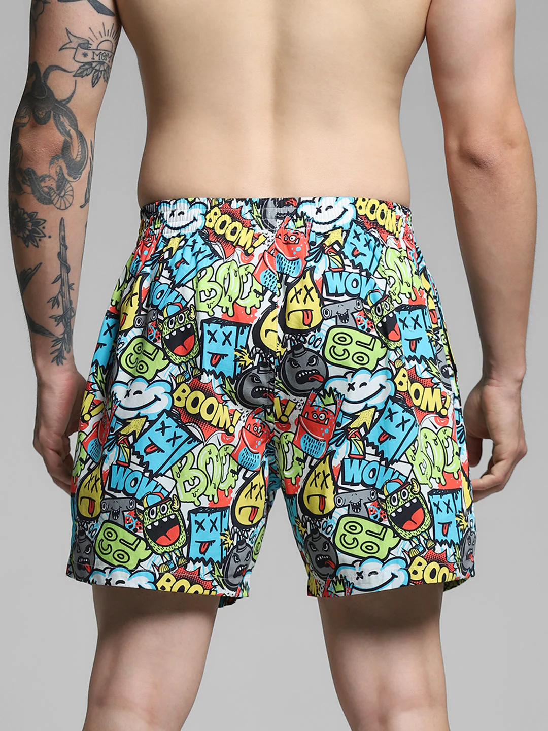 Multi-Colour Printed Cotton Boxers - Image 3