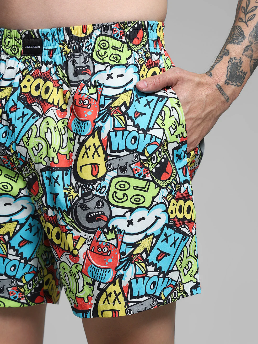 Multi-Colour Printed Cotton Boxers - Image 4