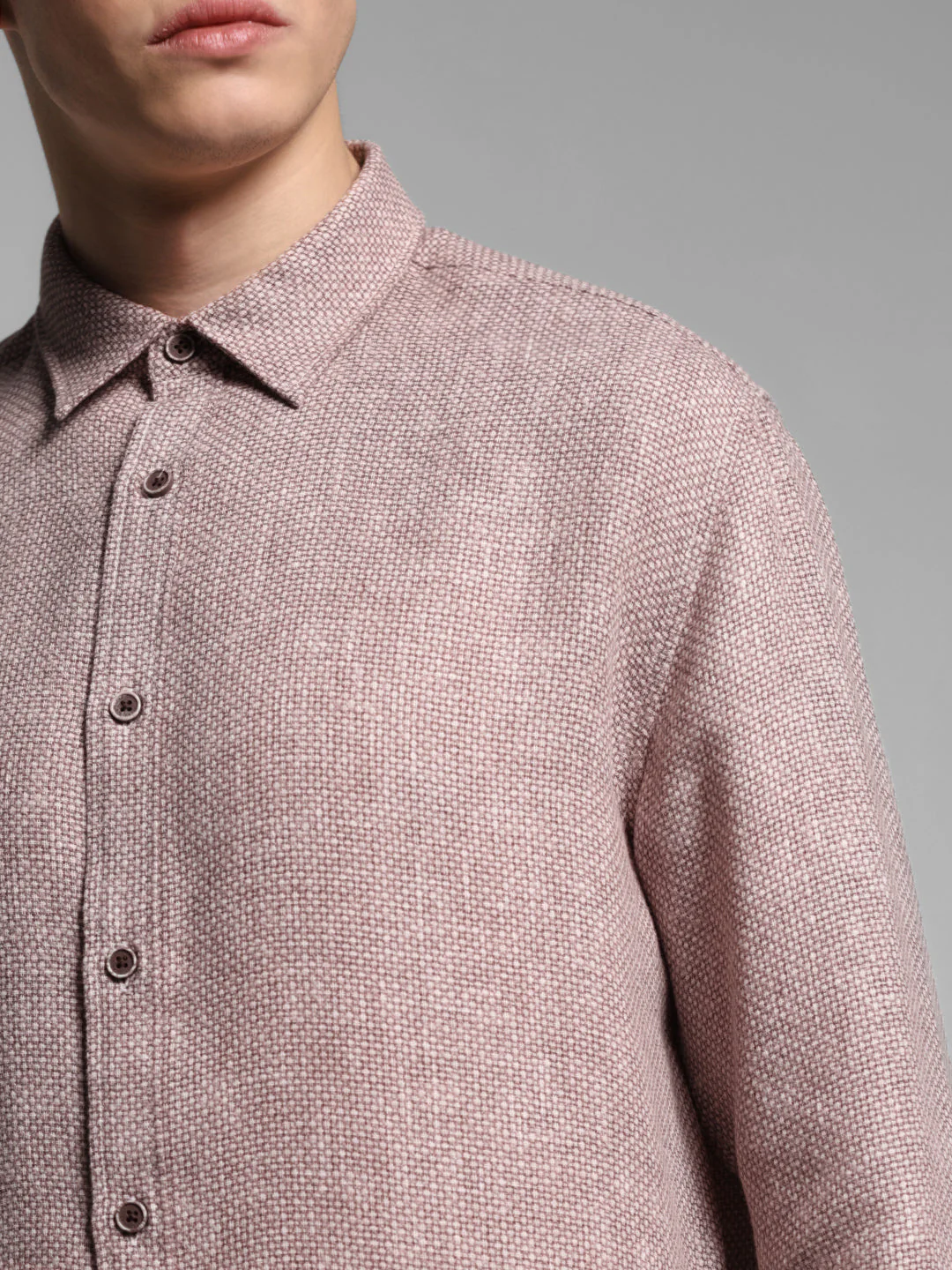 Red Regular Fit Shirt - Image 5