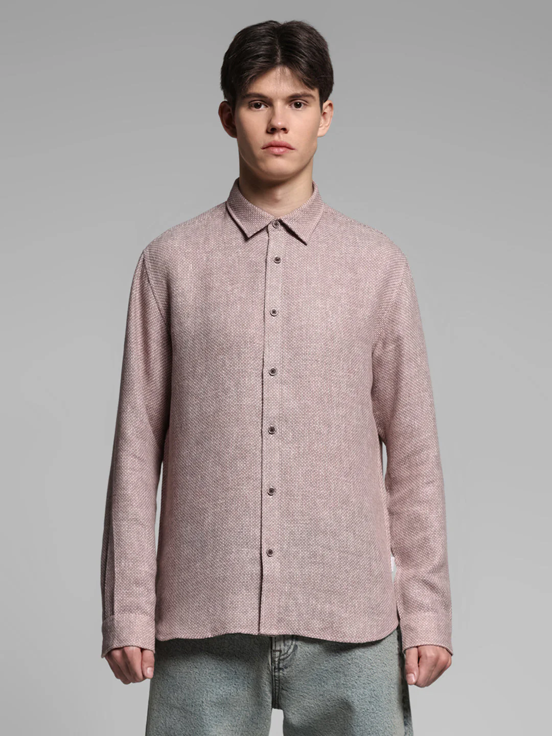 Red Regular Fit Shirt - Image 8