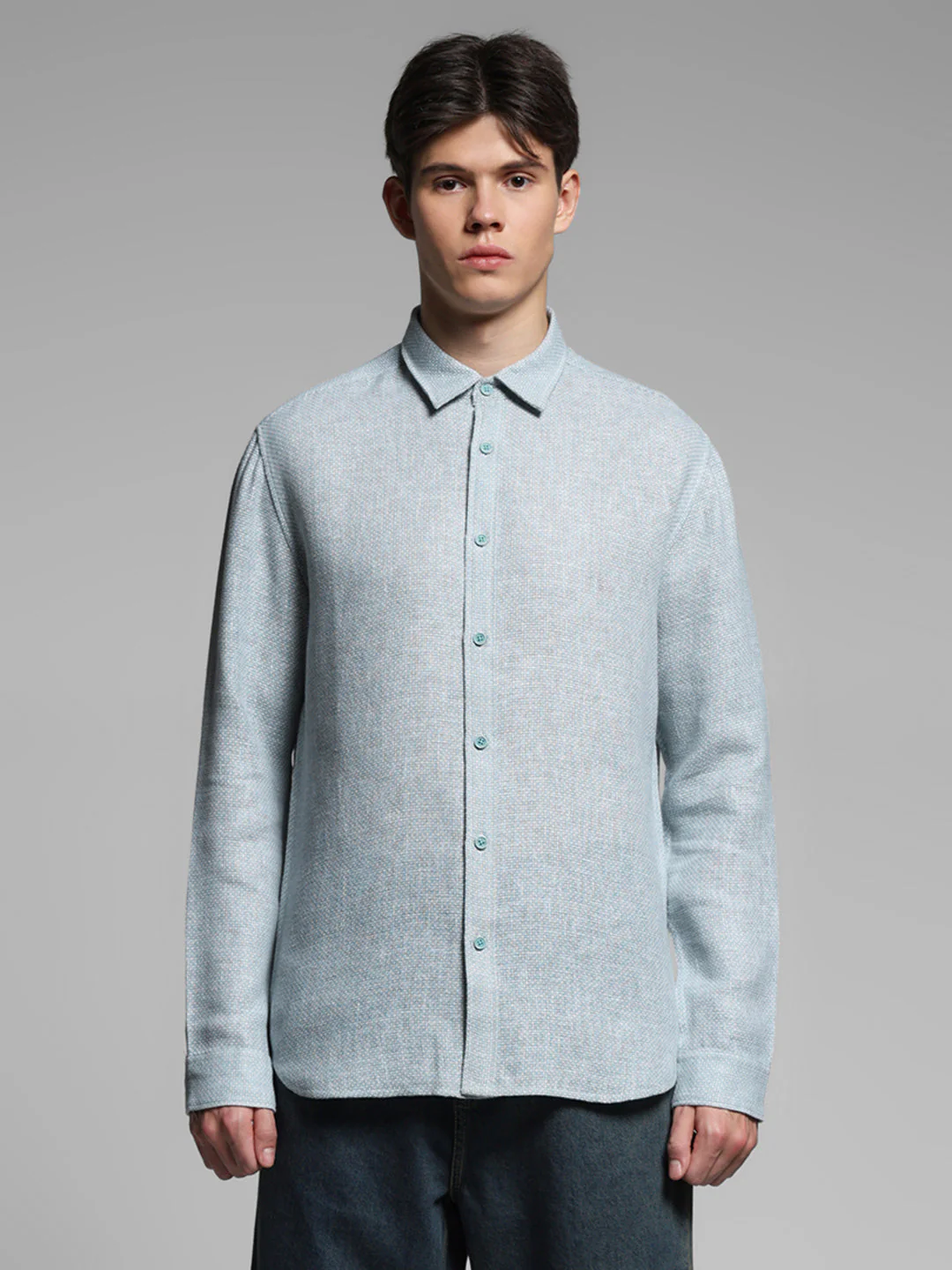 Green Regular Fit Shirt - Image 8
