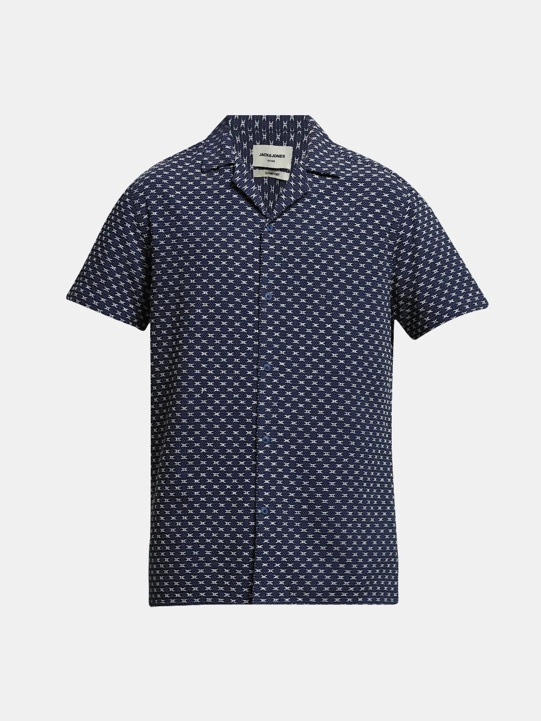 Dark Blue Comfort Fit Shirt - Image 7