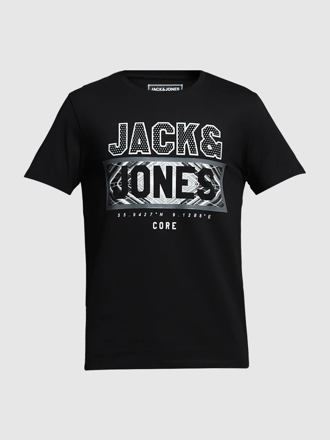 Black Logo Print Cotton T-shirt - Image 7