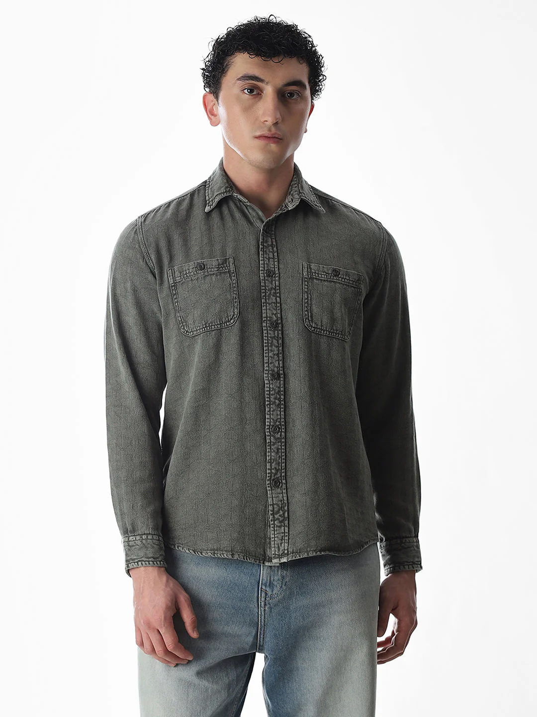 Dobby Cotton Regular Fit Shirt - Image 2