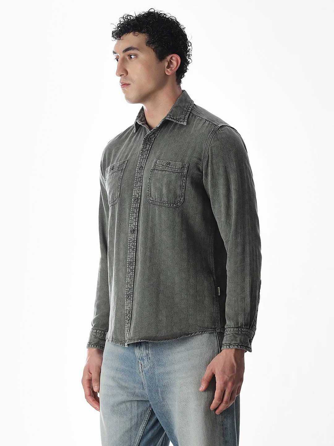 Dobby Cotton Regular Fit Shirt - Image 3