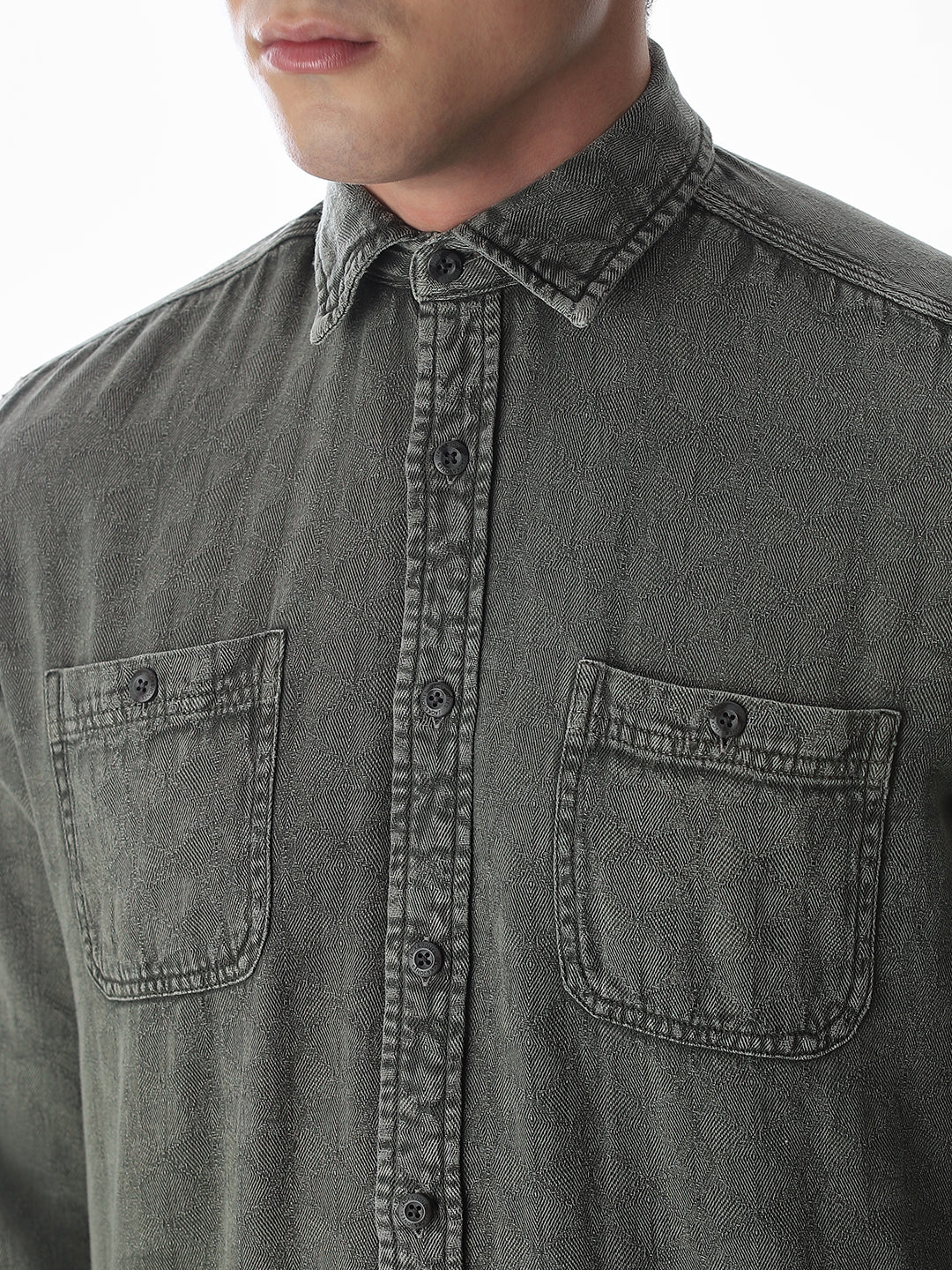 Dobby Cotton Regular Fit Shirt - Image 5