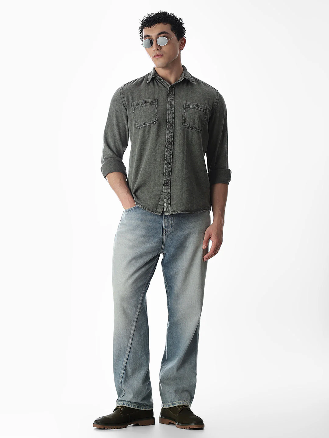 Dobby Cotton Regular Fit Shirt - Image 6