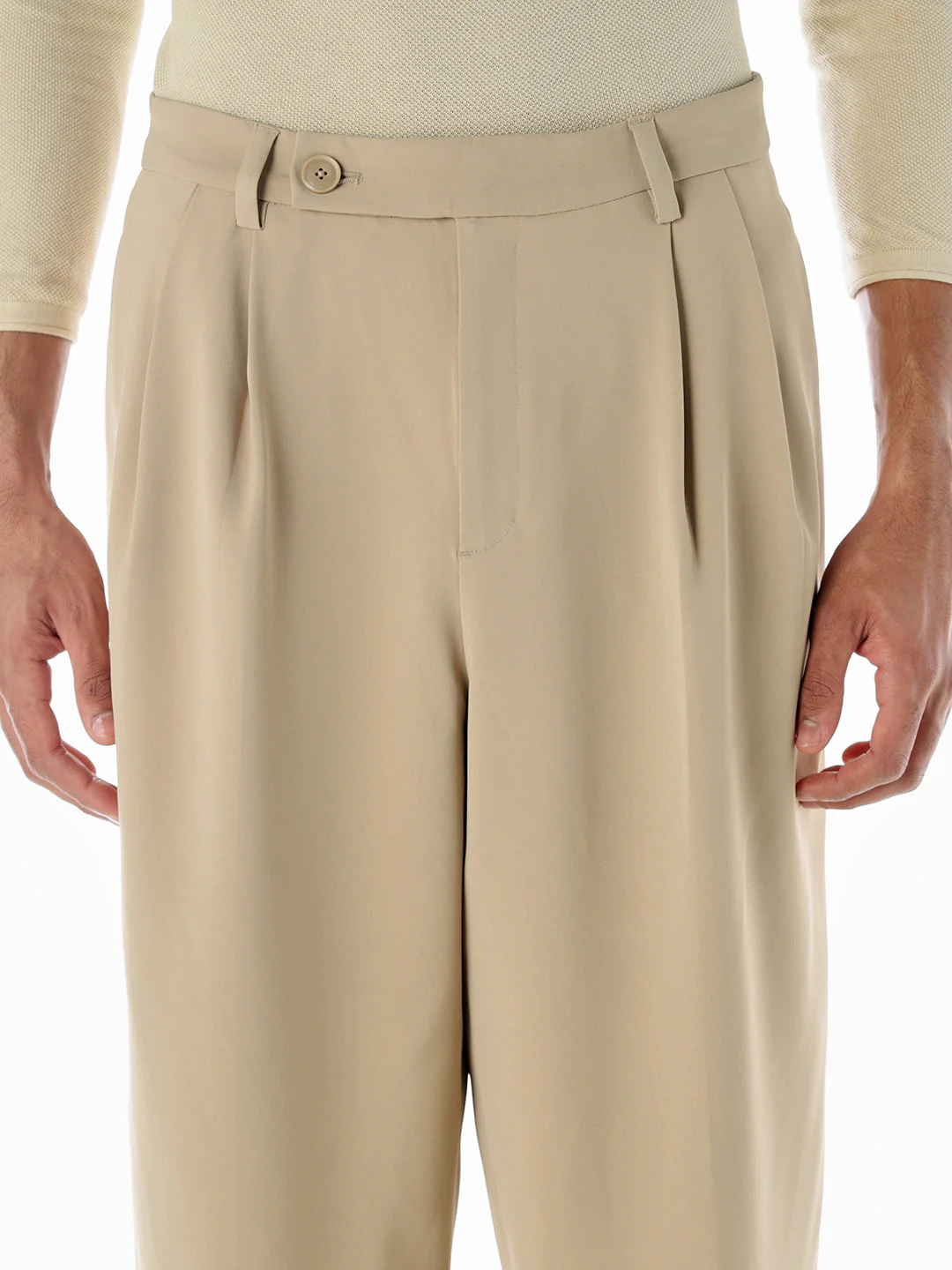 Loose Fit Mid Rise Pants - Image 4