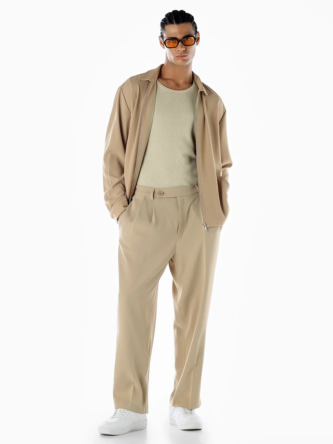 Loose Fit Mid Rise Pants - Image 6