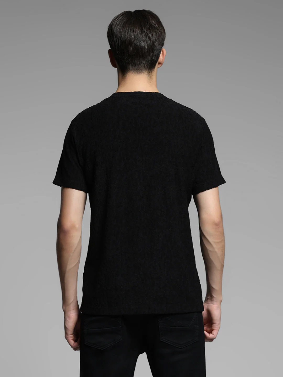 Black Crew Neck T-shirt - Image 9