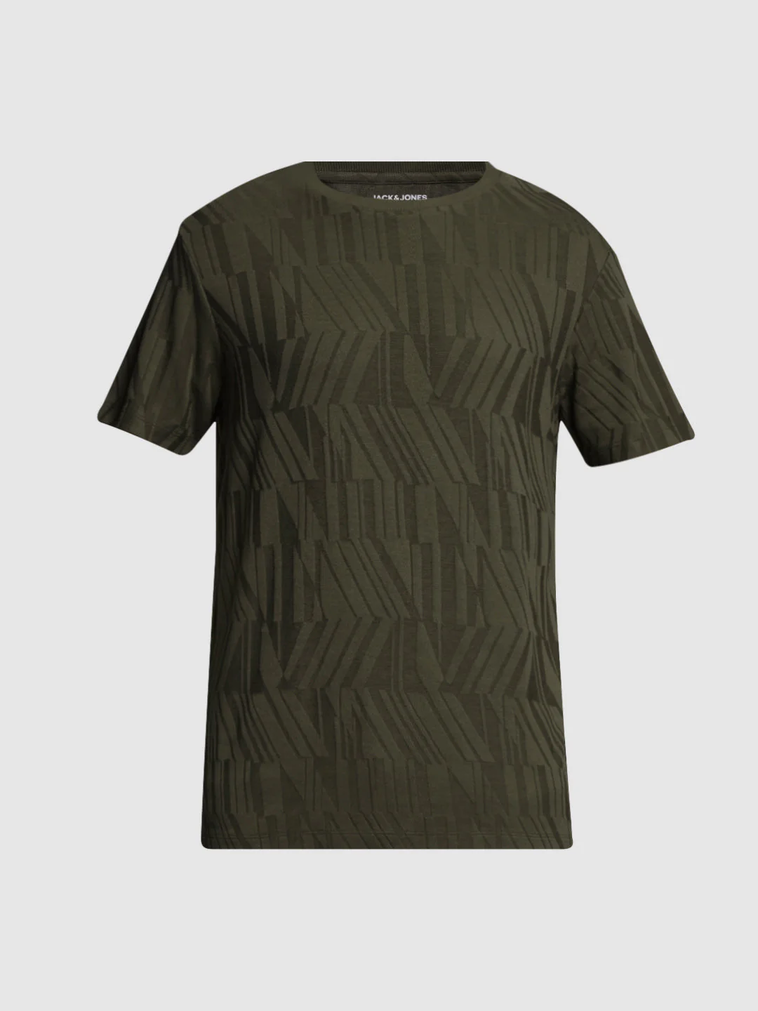 Jacquard Crew Neck T-shirt - Image 7