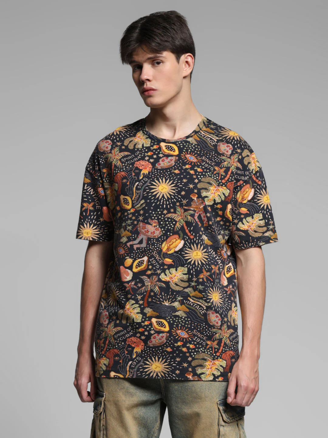 Multi-Colour Printed T-shirt - Image 2