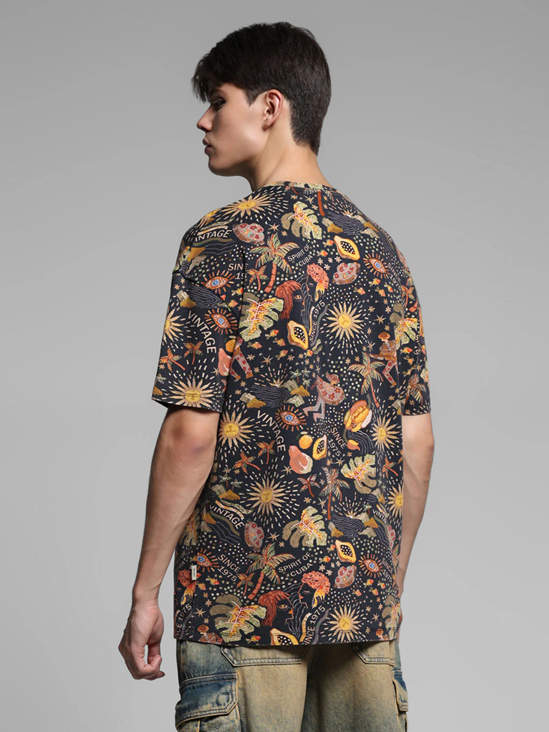 Multi-Colour Printed T-shirt - Image 4
